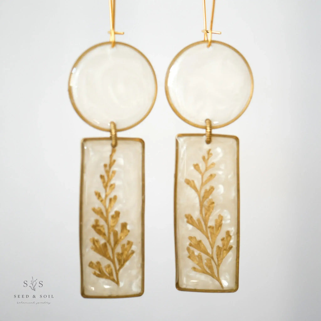 Seed & Soil- Midas Modern Shape Earrings