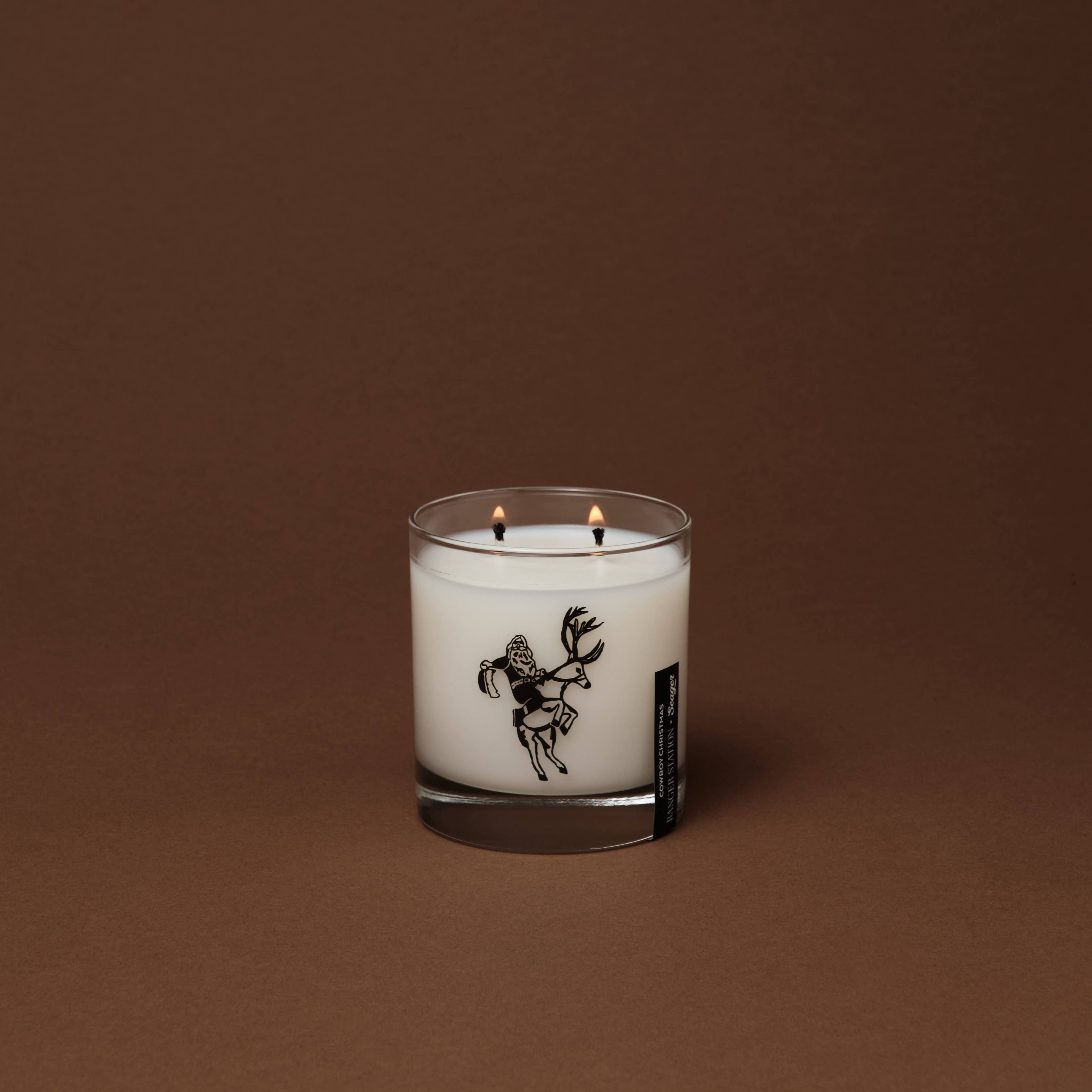 Ranger Station- Cowboy Christmas Candle