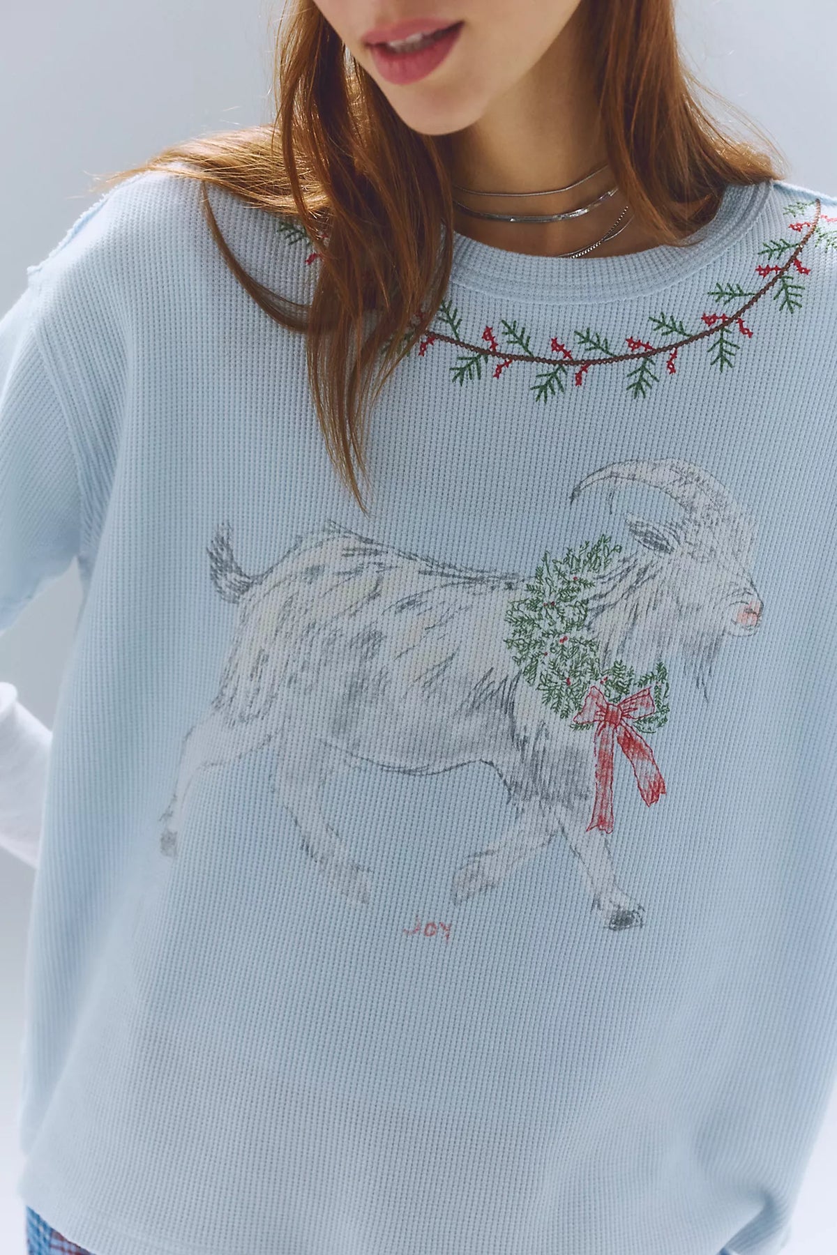 Free People- We The Free Merry Meowy Tee