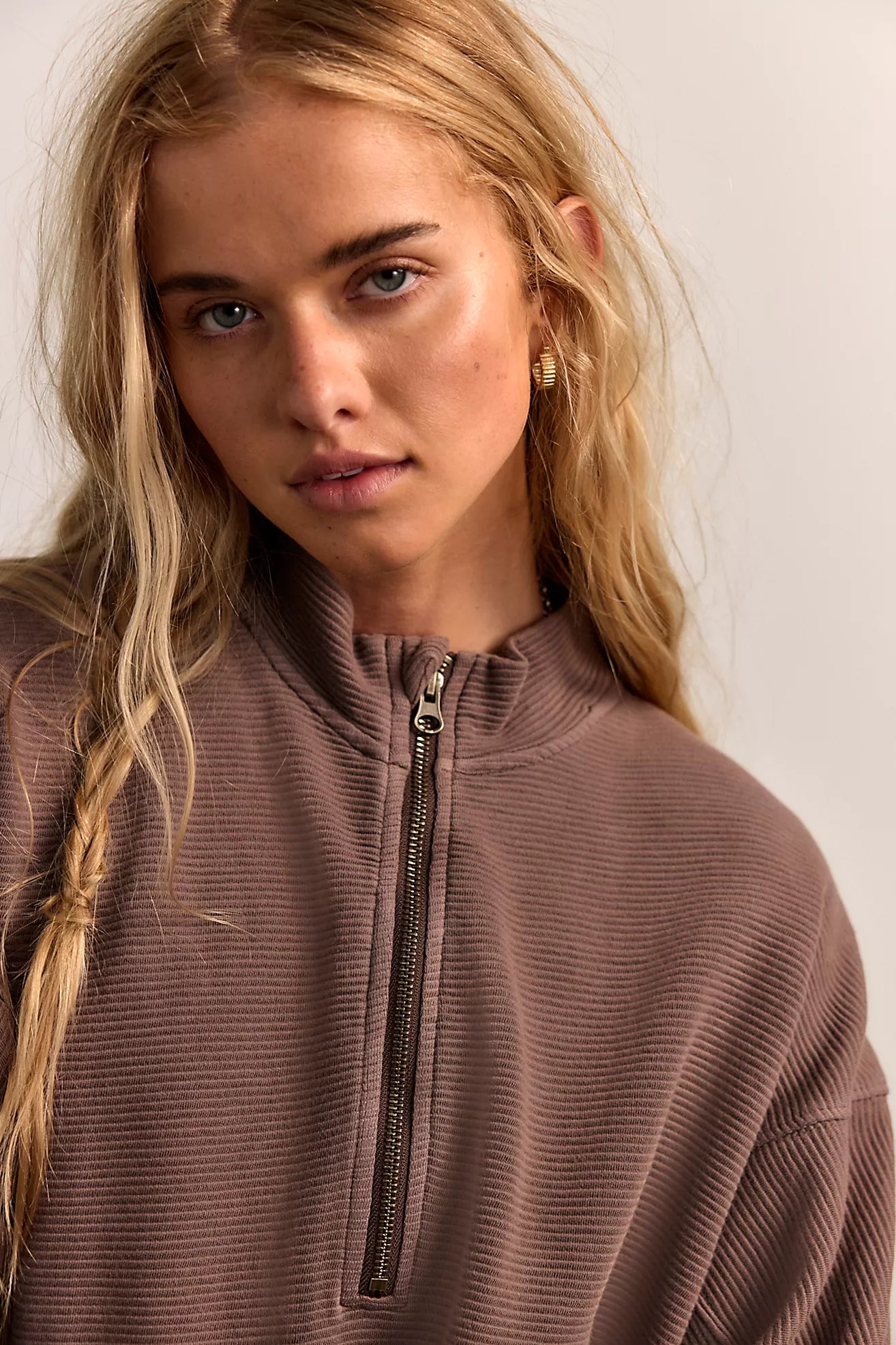 Free People- We The Free Celeste Quarter Zip