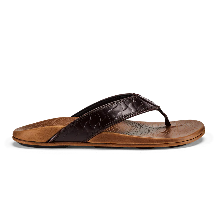OluKai- Hikianalia Men’s Leather Beach Sandals