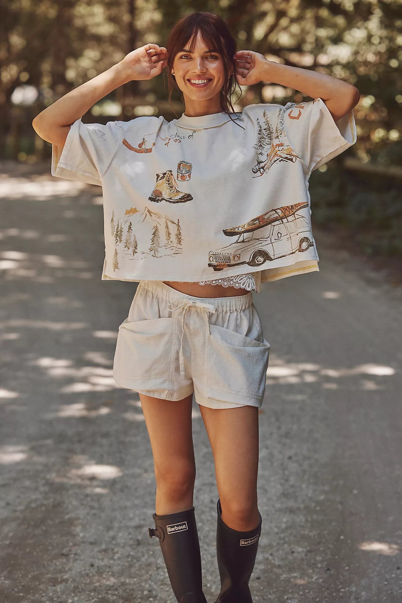 Free People- Mountain View Graphic Tee
