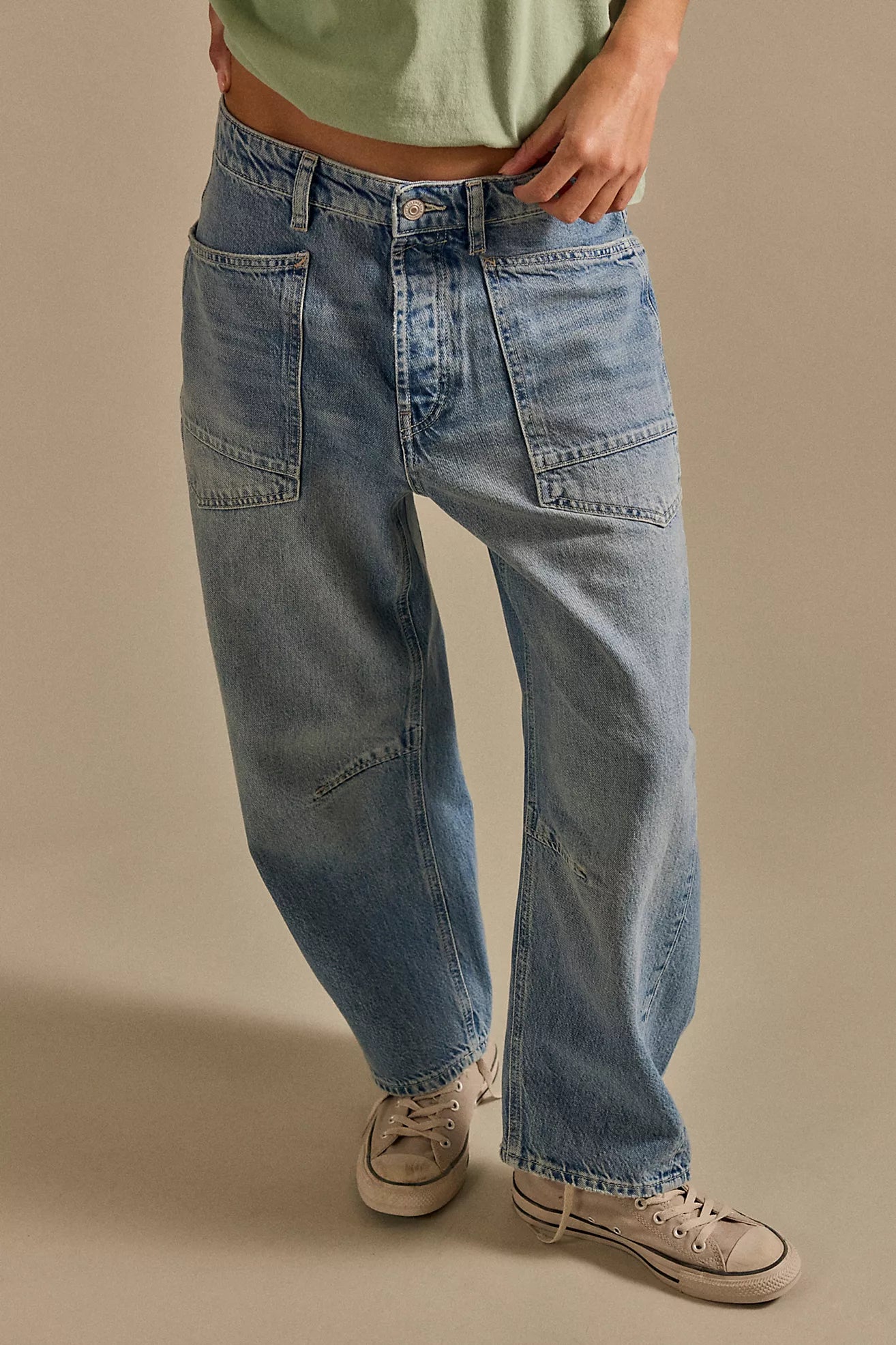 Free People- We The Free Minimalist Moxie Barrel Jeans