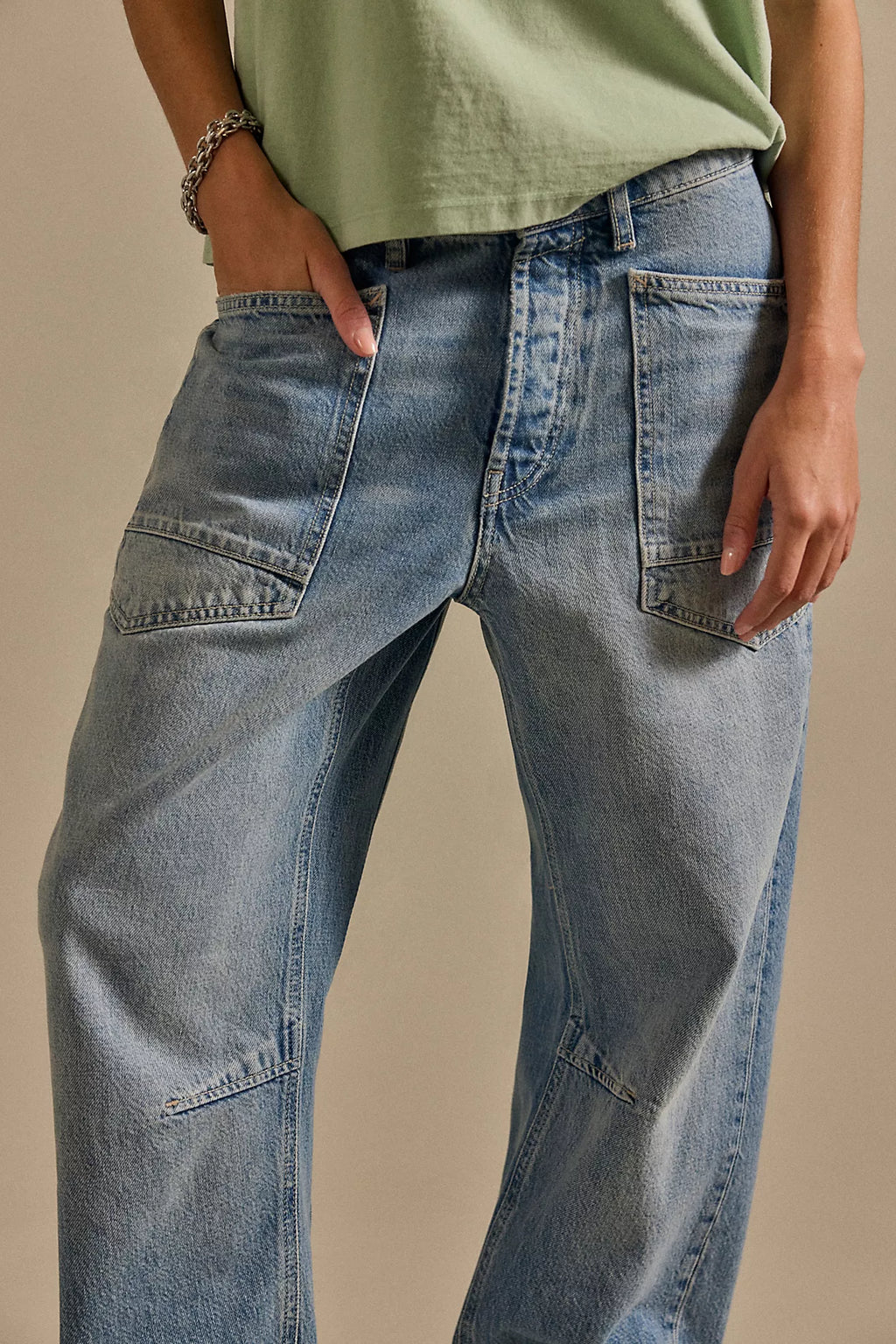 Free People- We The Free Minimalist Moxie Barrel Jeans
