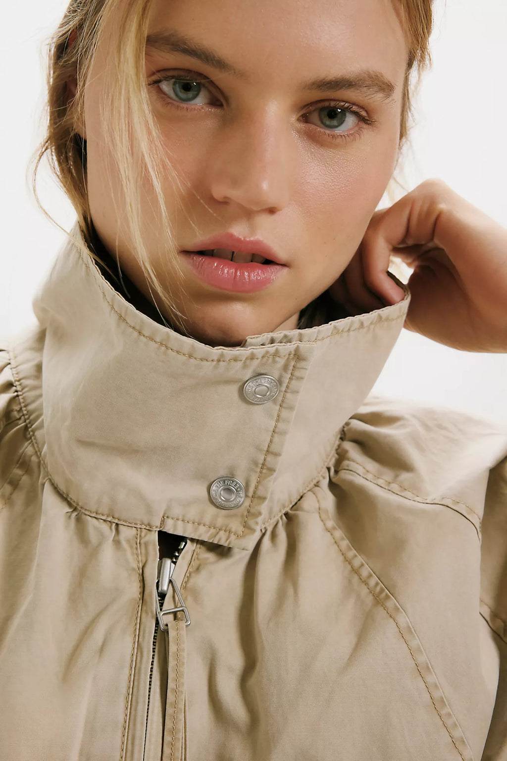Free People- Chelsea Funnel-Neck Jacket