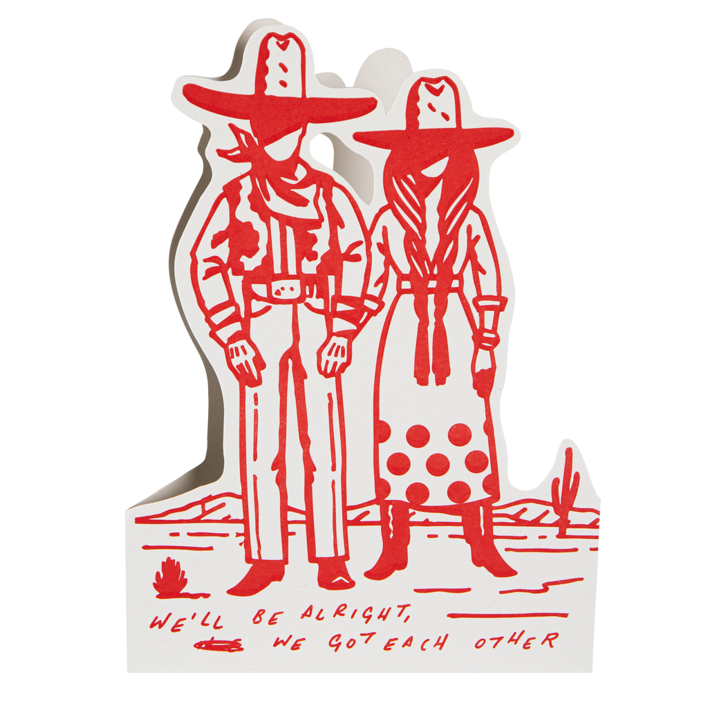 Archivist - We'll Be Alright | Cut-Out - Greeting Card