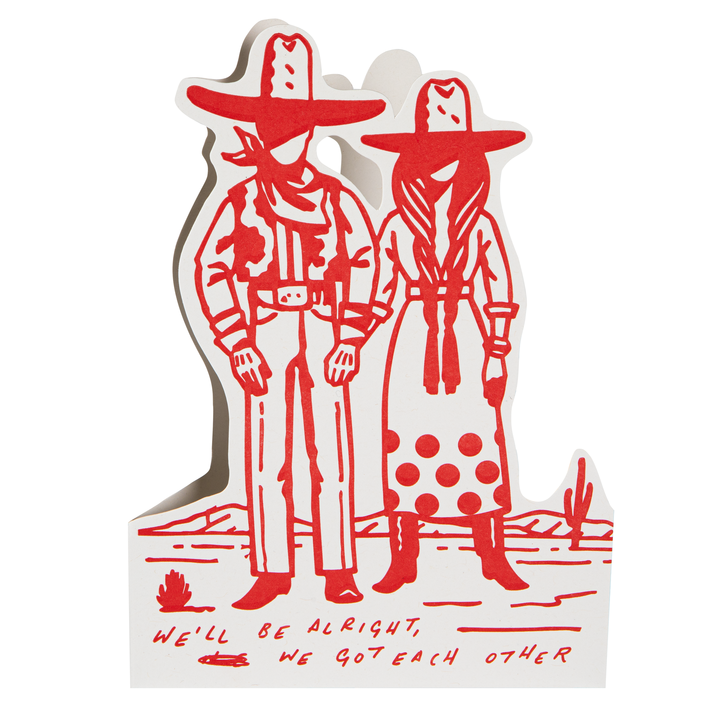 Archivist - We'll Be Alright | Cut-Out - Greeting Card