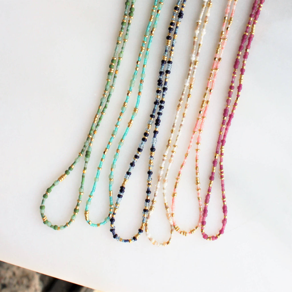 The Silver Wren- Unity Beaded Necklace - Choose your color