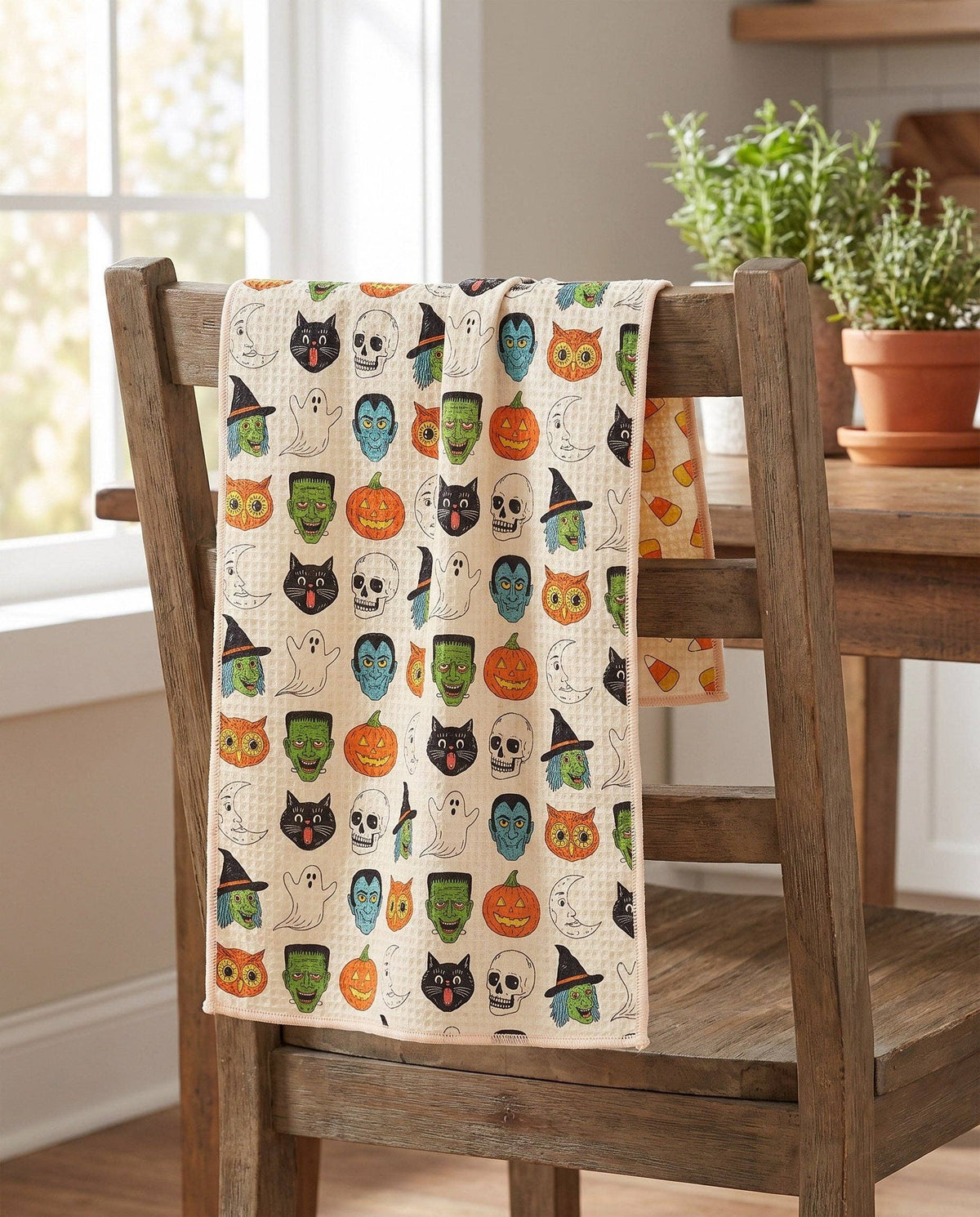 Trek Light- Kitchen Tea Towel Quick Dry | Happy Halloween