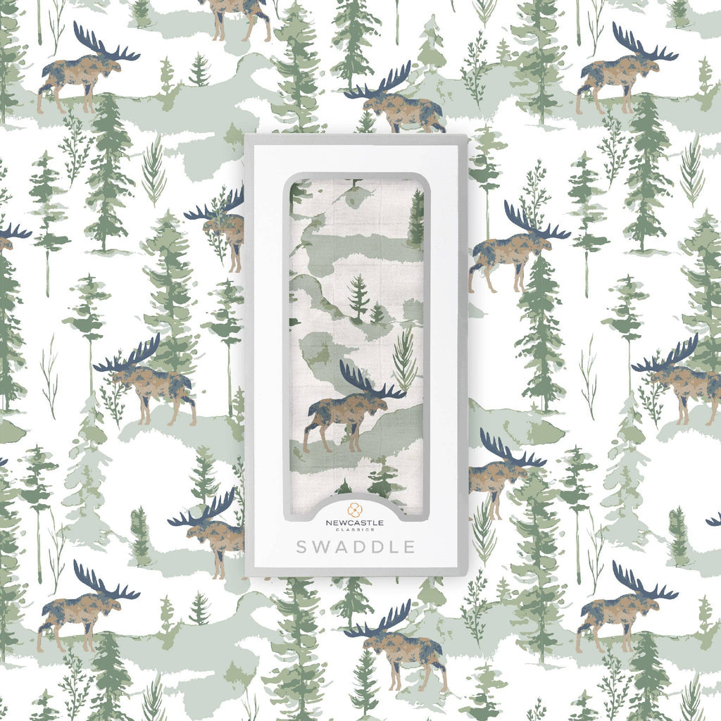 Newcastle Classics- Mountain Moose Swaddle