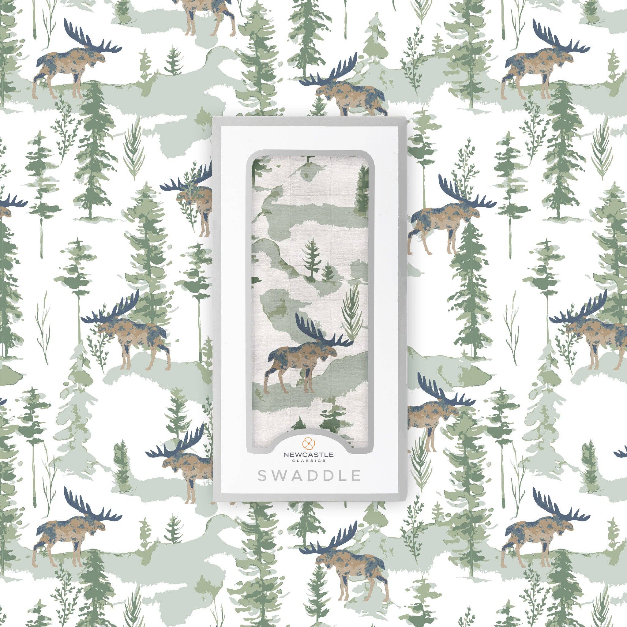 Newcastle Classics- Mountain Moose Swaddle