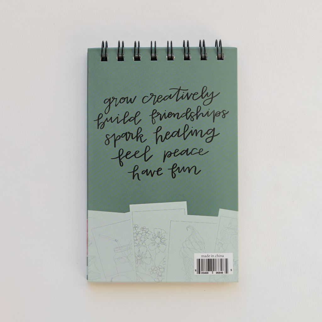 Bailey Rae Studio- A Little Bit of Summer - Mini Watercoloring Book