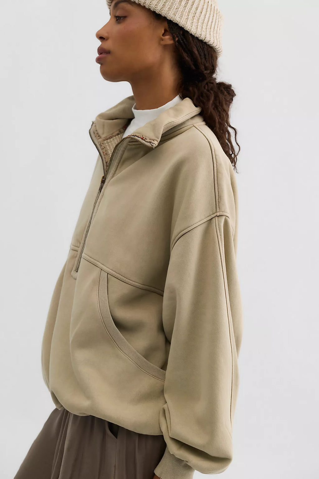 Free People- Banks Half-Zip Pullover