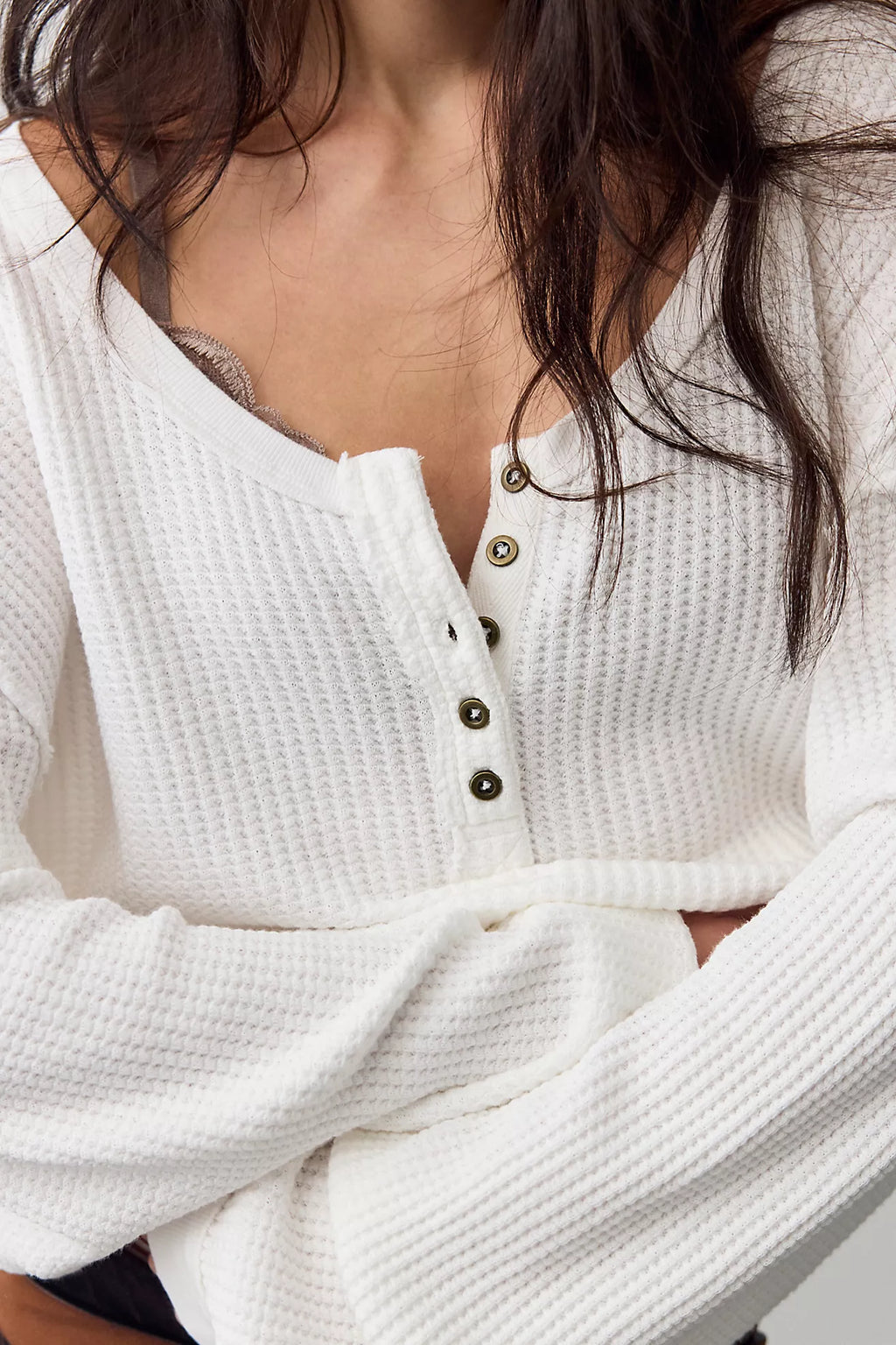 Free Peopel- We The Free Montreal Oversized Thermal Henley