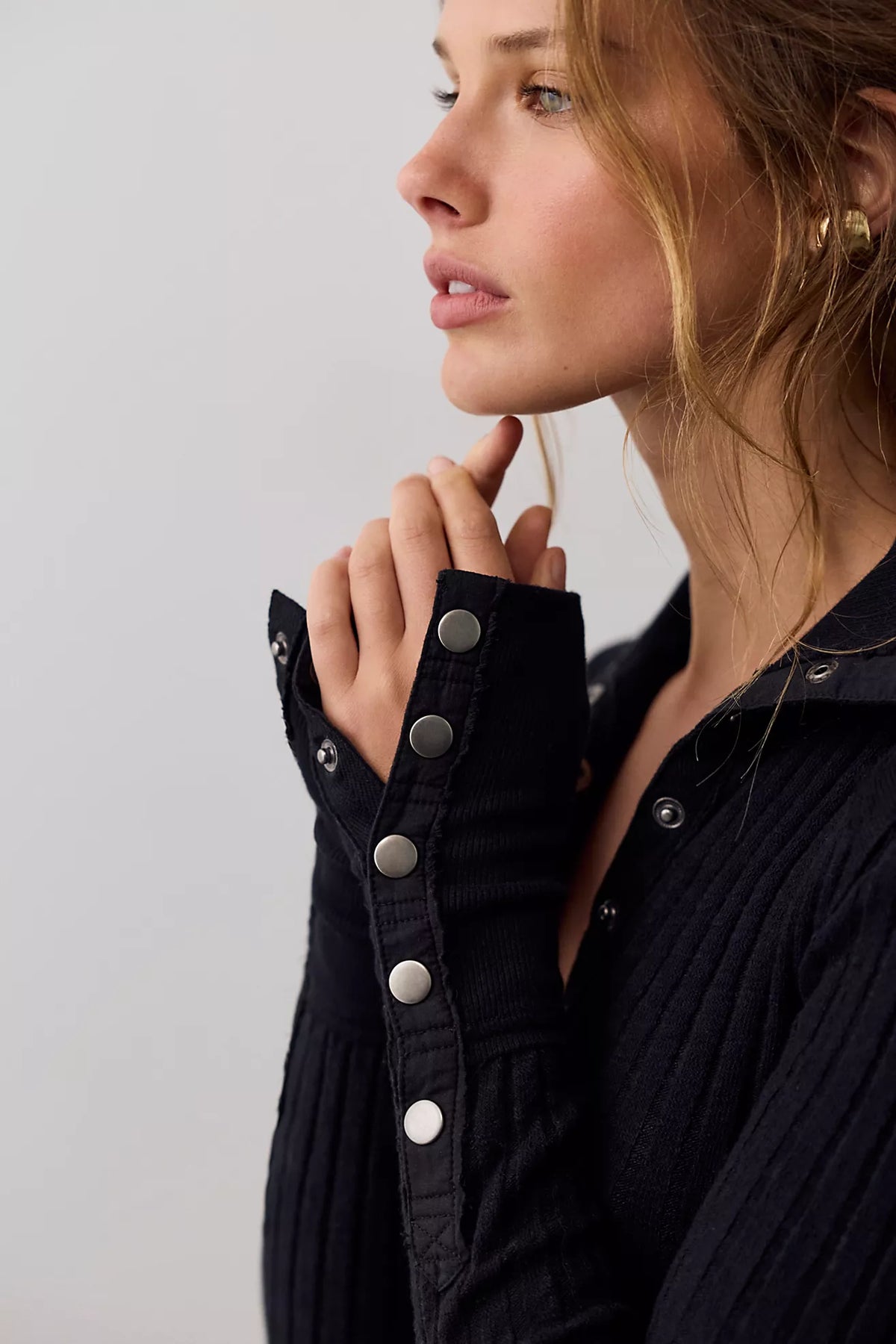 Free People- We The Free Surplus Cuff Top