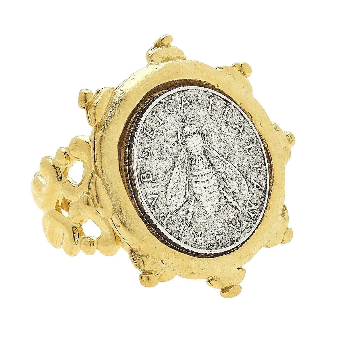Susan Shaw- Florence Italian Bee Coin Ring