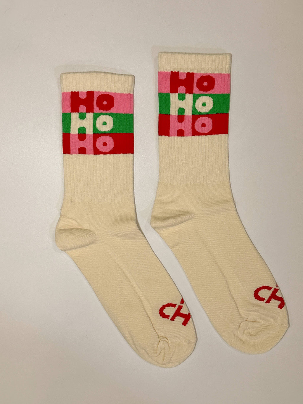 Cold Hearted Collective- Funny Ho Ho Ho Christmas Crew Socks