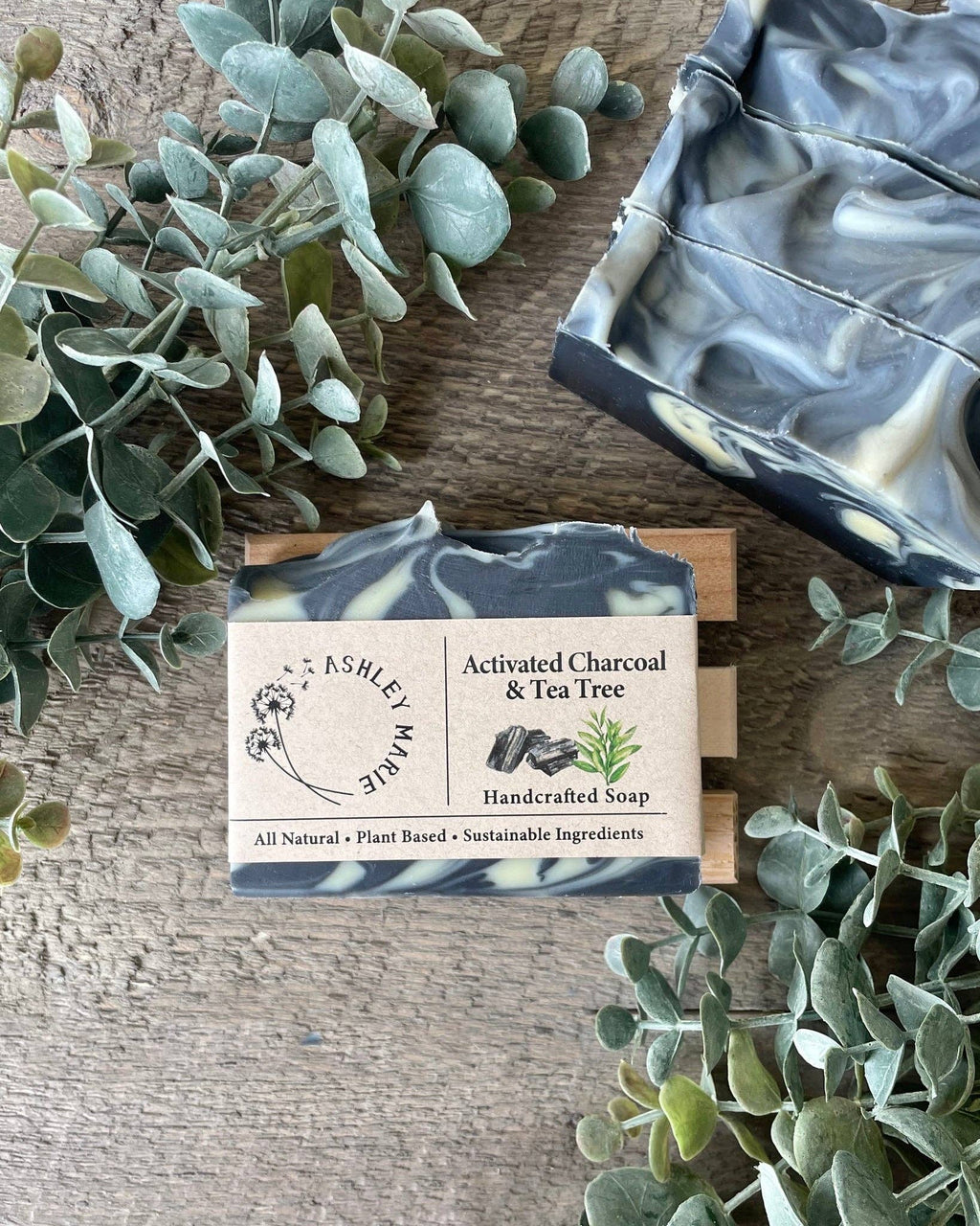 Ashley Marie Soap- Activated Charcoal & Tea Tree Bar Soap