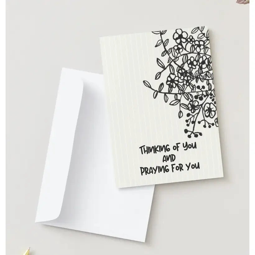 Chika Paper Studio- Thoughts and Prayers Card