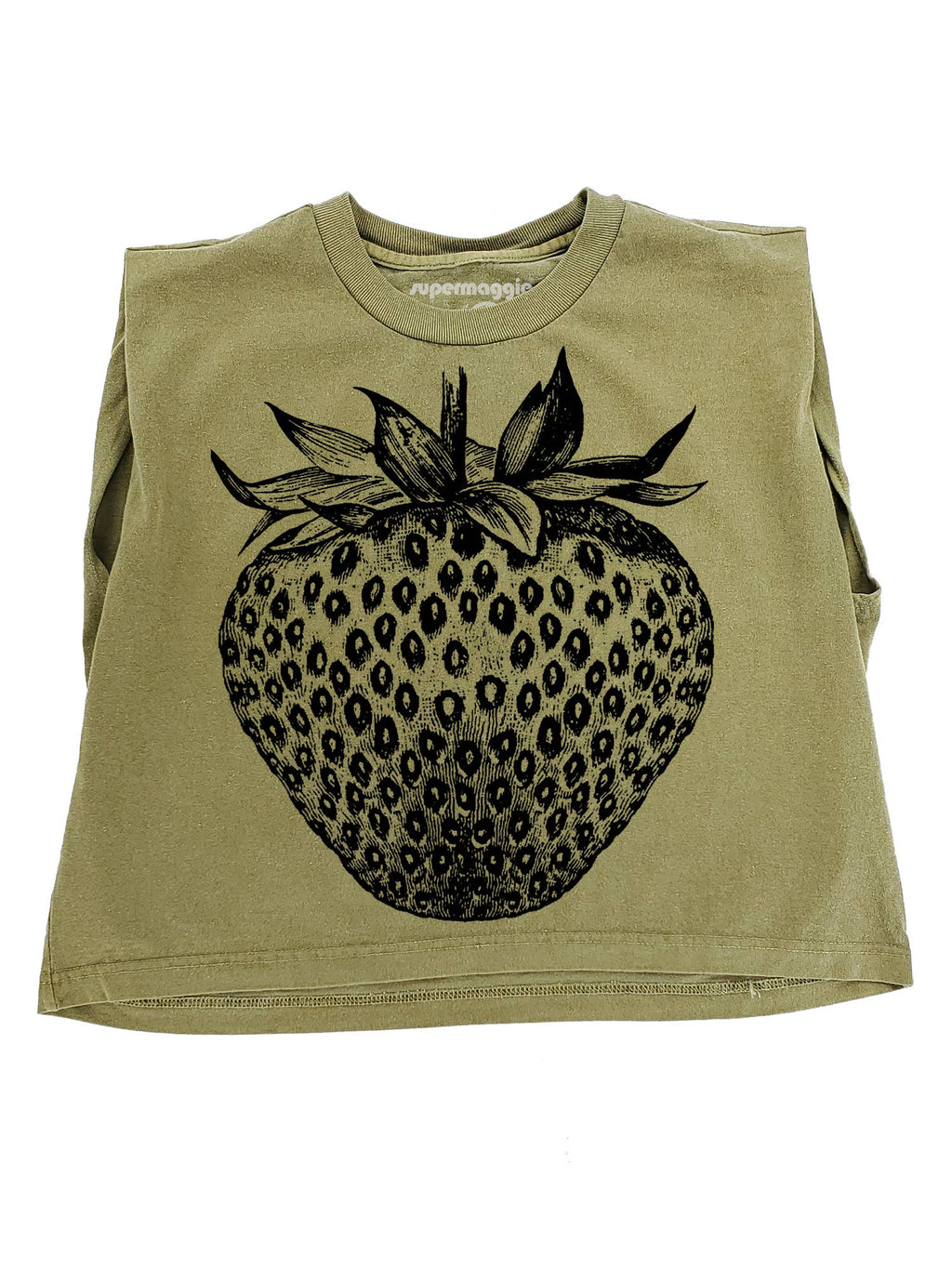 Supermaggie- Strawberry Maisie Heavyweight Muscle Tee