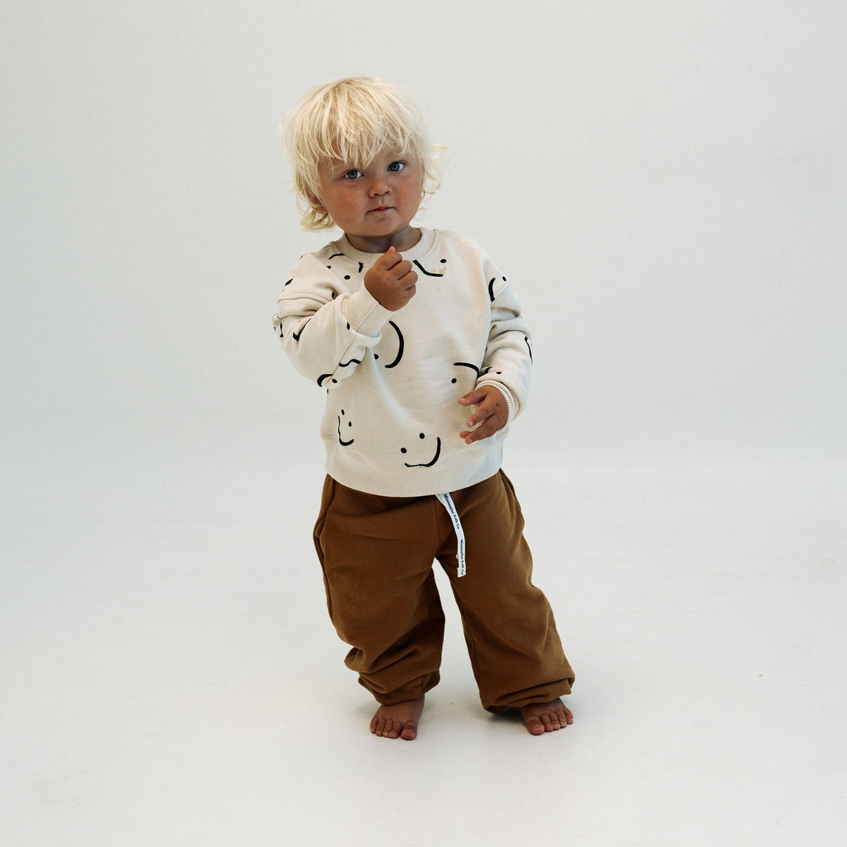 Minimalist Folk Co.- SMILES ALL OVER | oversized pullover | KIDS