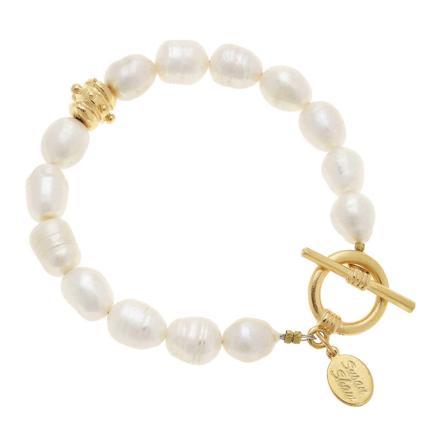 Susan Shaw- Genuine Freshwater Pearl Bracelet