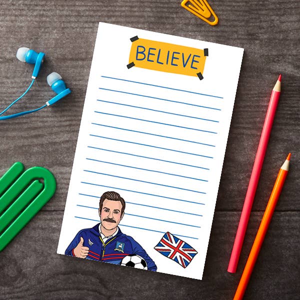 THE FOUND- Notepad: Ted Believe Stationery