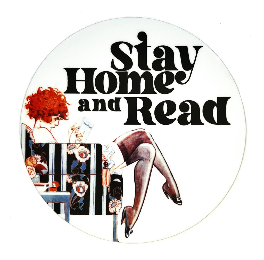 The Twentieth- Stay Home and Read Vinyl Sticker 4 in