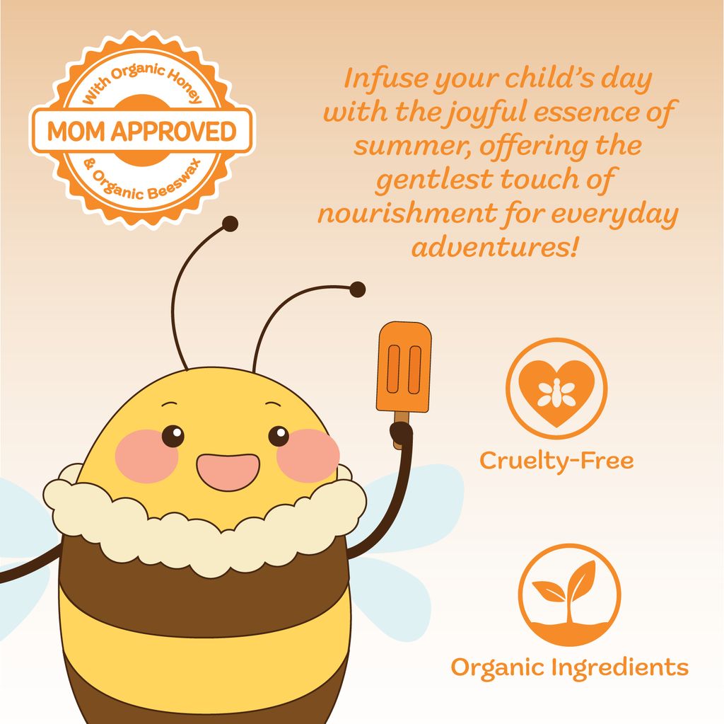 The Naked Bee- 2.5 oz. Orange Popsicle Cheeks to Cheeks Face & Body Lotion
