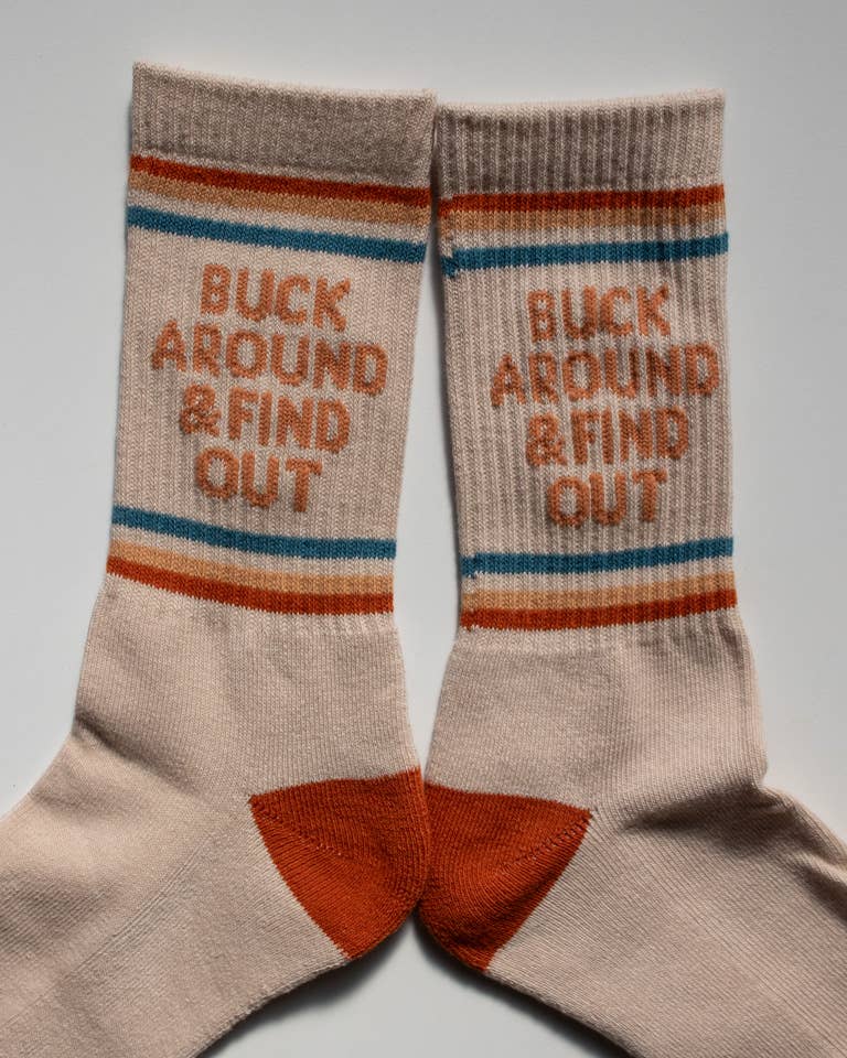 Shop Good- Buck Around and Find Out Western Socks