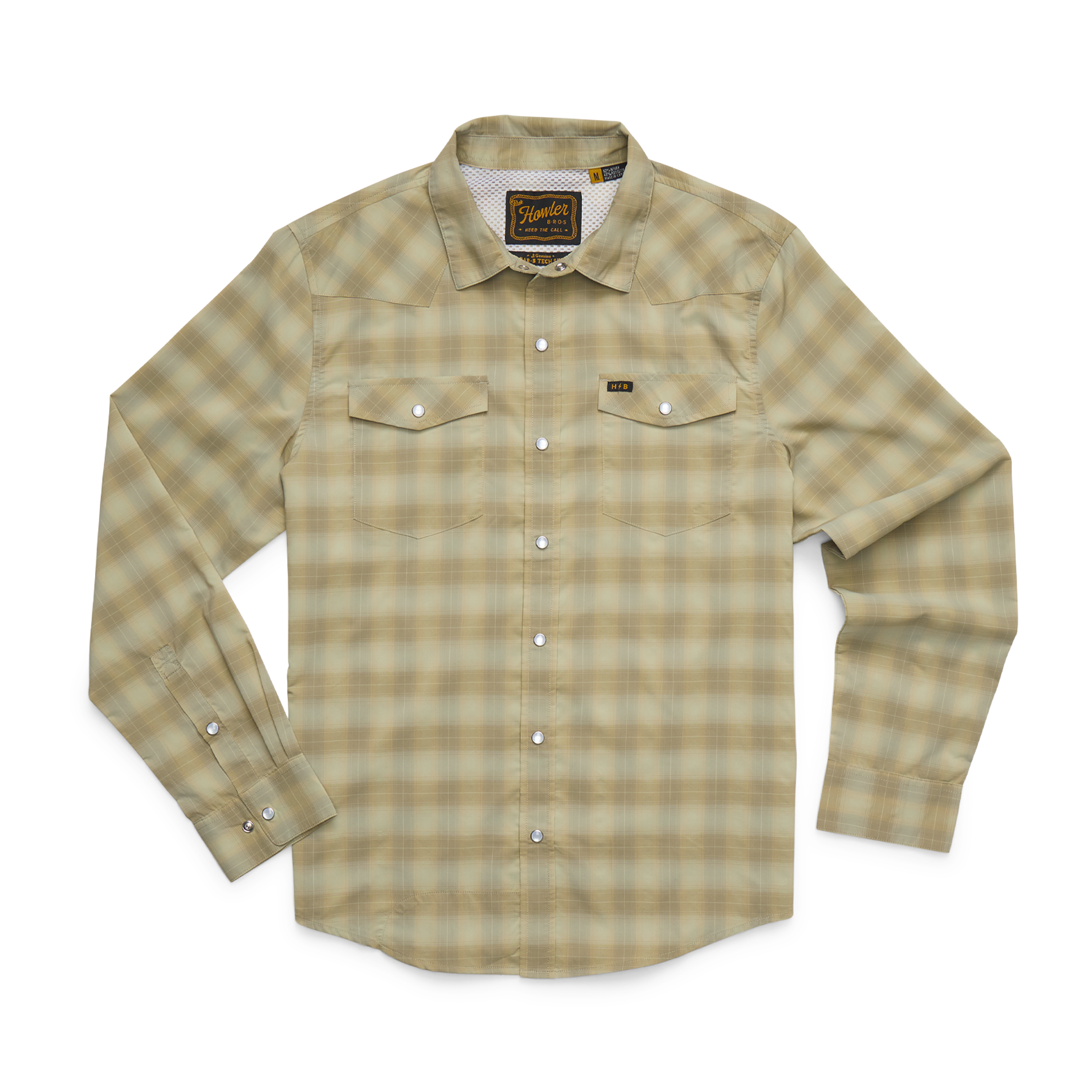 Howler Bros- H Bar B Tech Longsleeve Kent Plaid