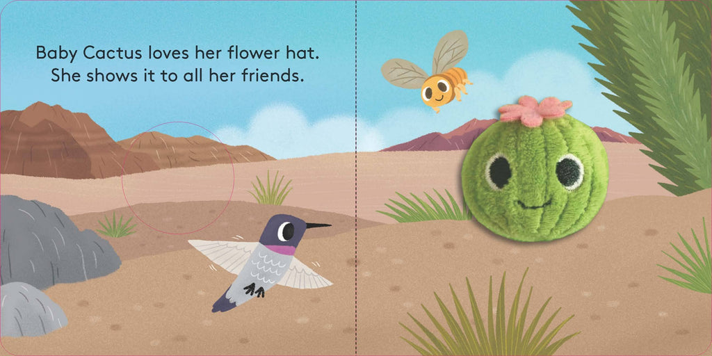 Chronicle Books- Baby Cactus: Finger Puppet Book