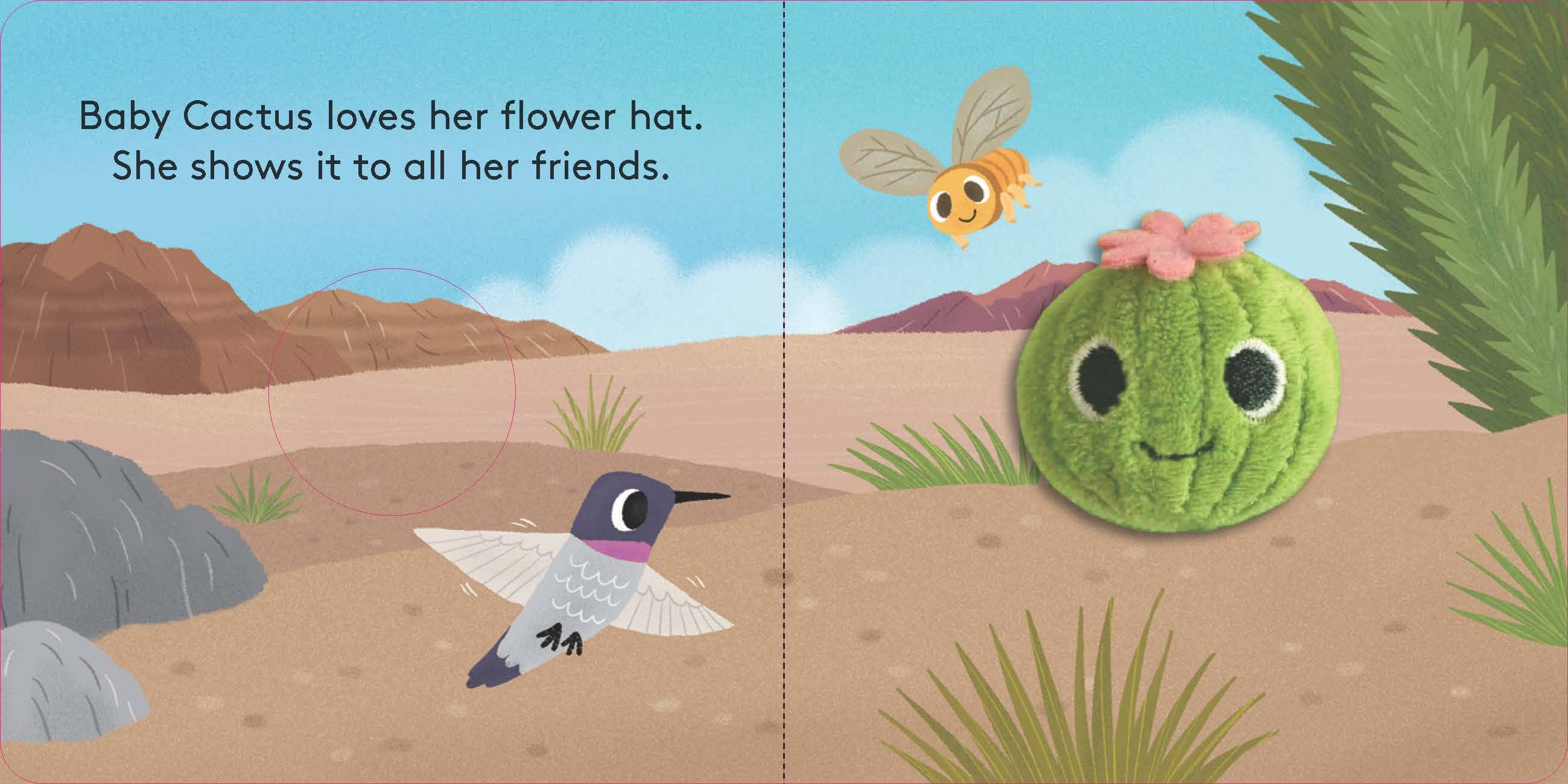 Chronicle Books- Baby Cactus: Finger Puppet Book