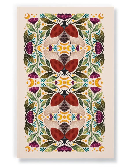 Denik- Ladybug Classic Layflat Journal Notebook