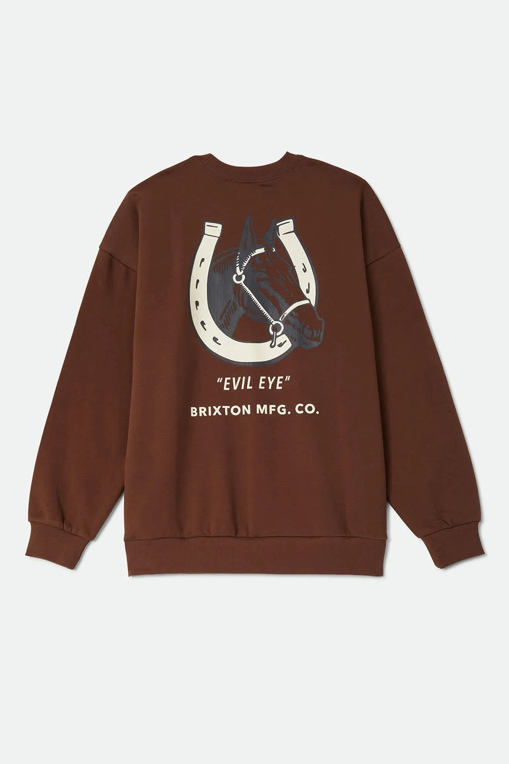 Brixton- Evil Eye Horseshoe Oversized Crew