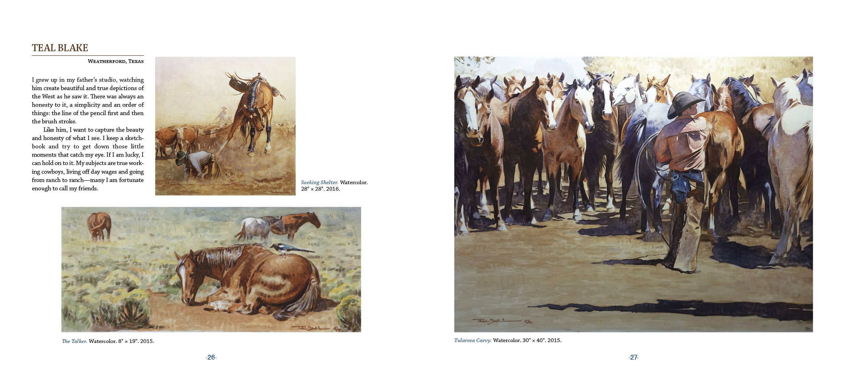 Schiffer Publishing- Western Art of the Twenty-First Century: Cowboys