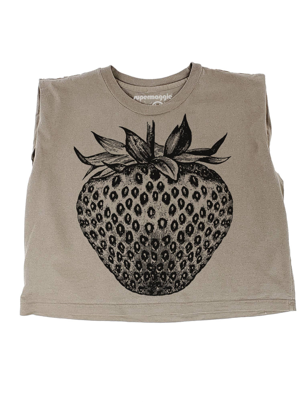 Supermaggie- Strawberry Maisie Heavyweight Muscle Tee
