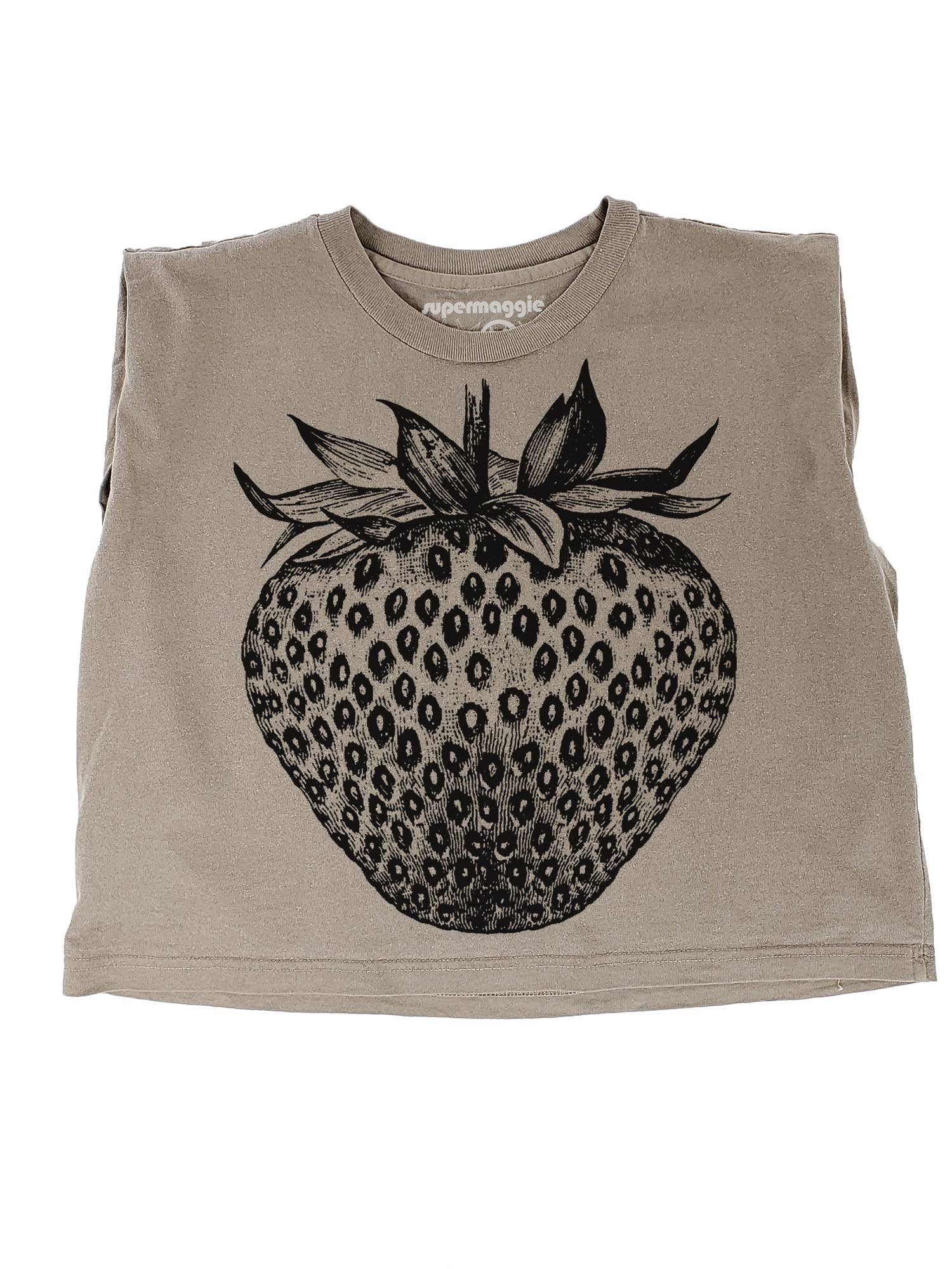 Supermaggie- Strawberry Maisie Heavyweight Muscle Tee