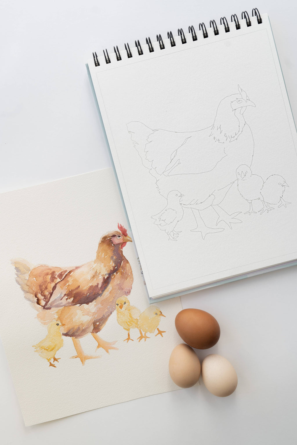 Bailey Rae Studio- Country Life Watercoloring Book