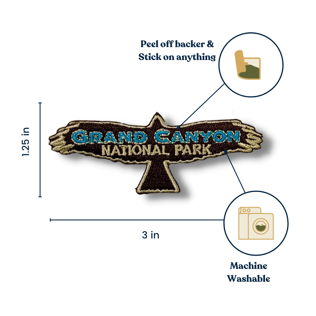 Outpatch- Condor Grand Canyon National Park stick-on patch