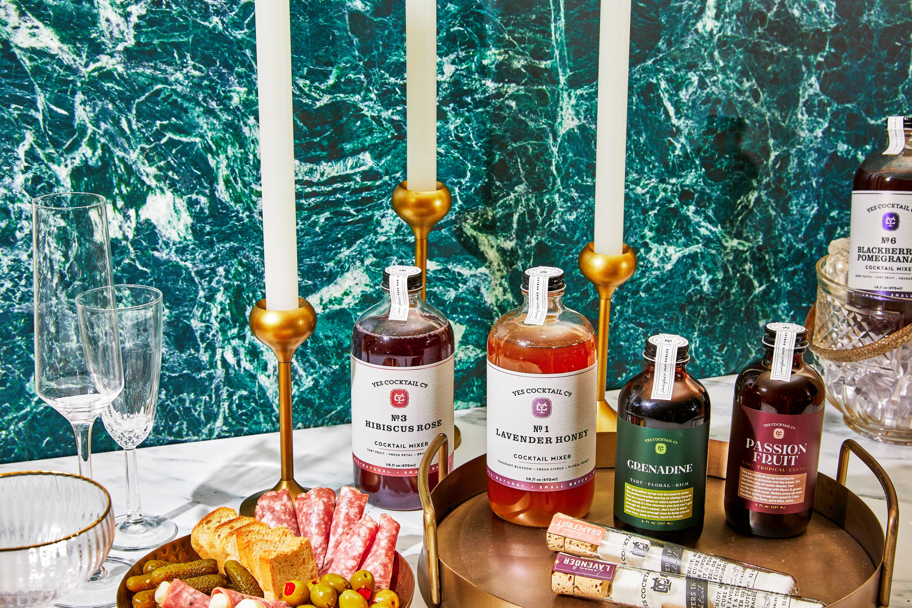 Yes Cocktail Co.-  Hibiscus Rose Cocktail Mixer