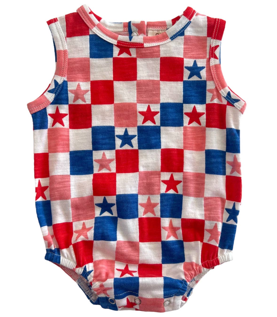 SIIX Collection- Red, White, Blue & Pink Checkerboard / Organic Dune Bubble