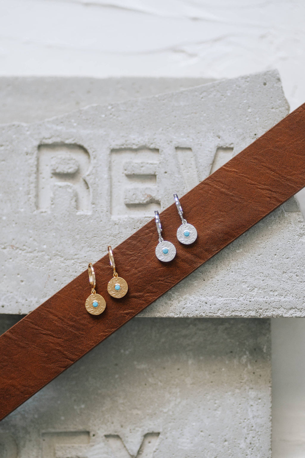 Reva Grey- Wyatt Earring Gold