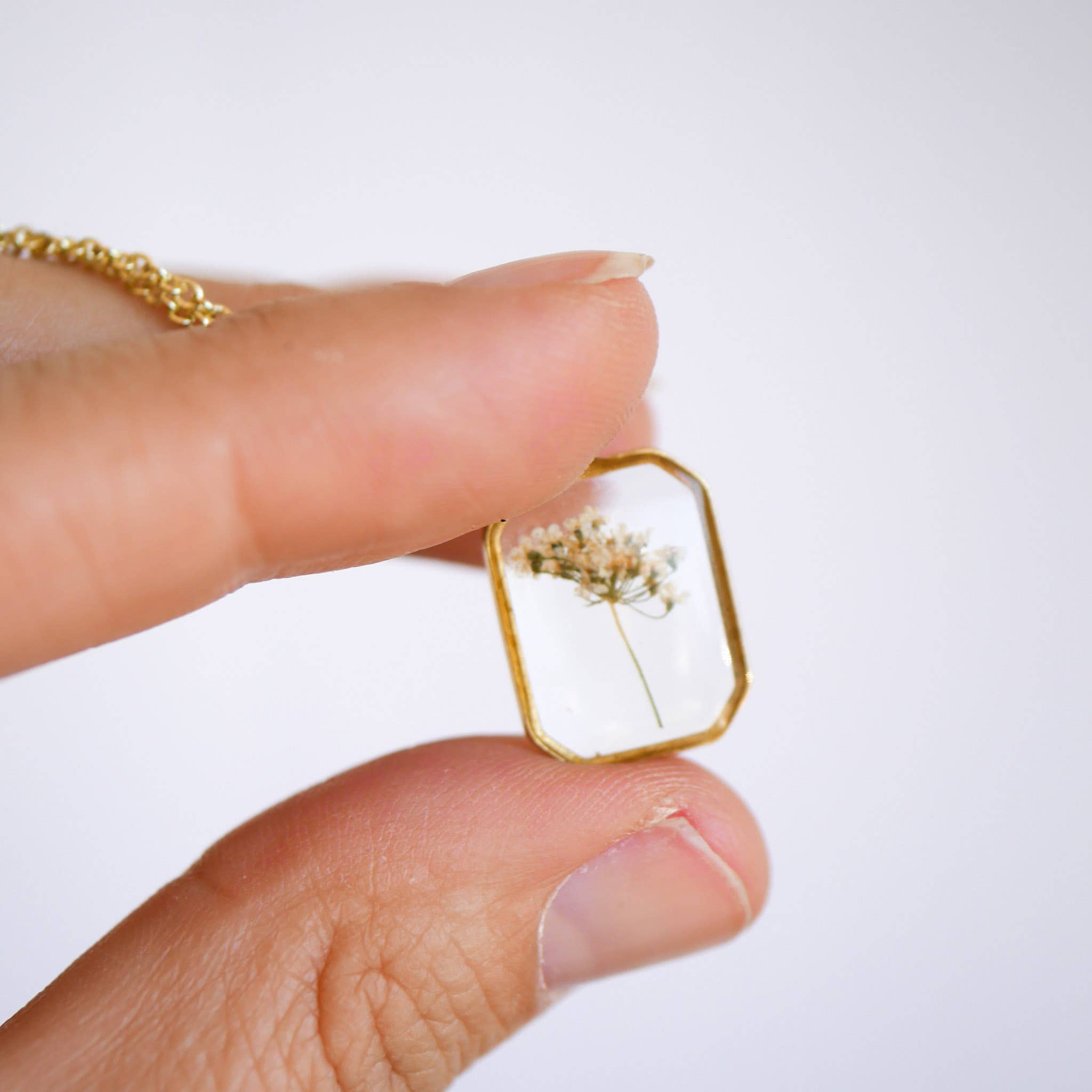 Seed & Soil- Field Frame Necklace