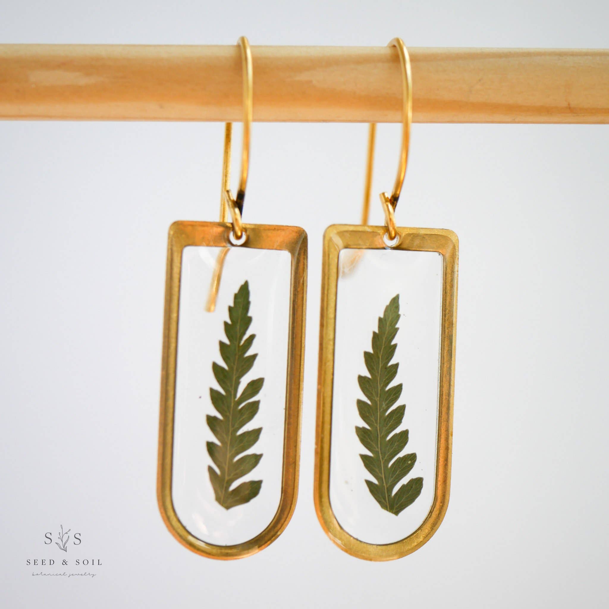 Seed & Soil- Cathedral Earrings