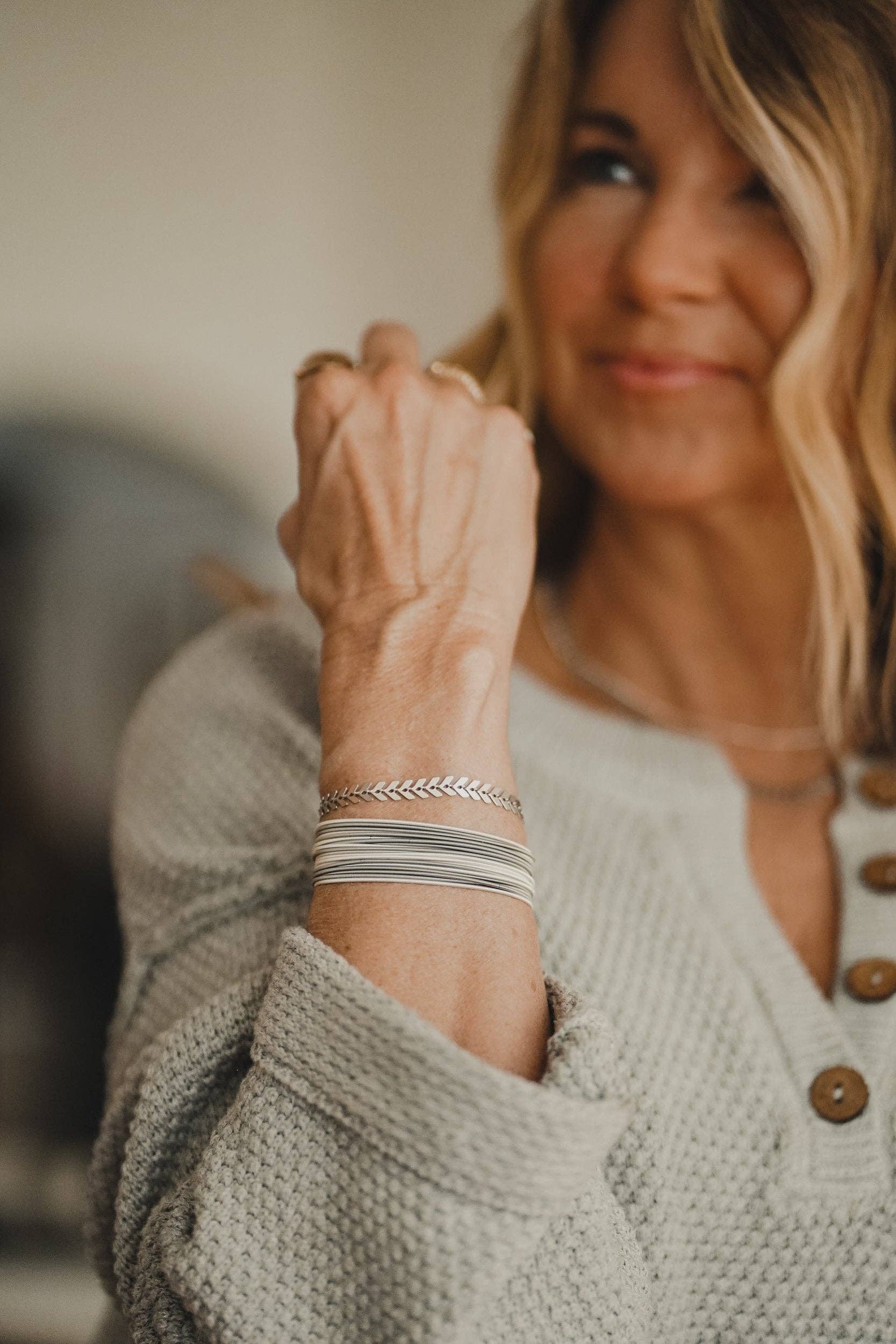 Reva Grey - Laurel Bracelet