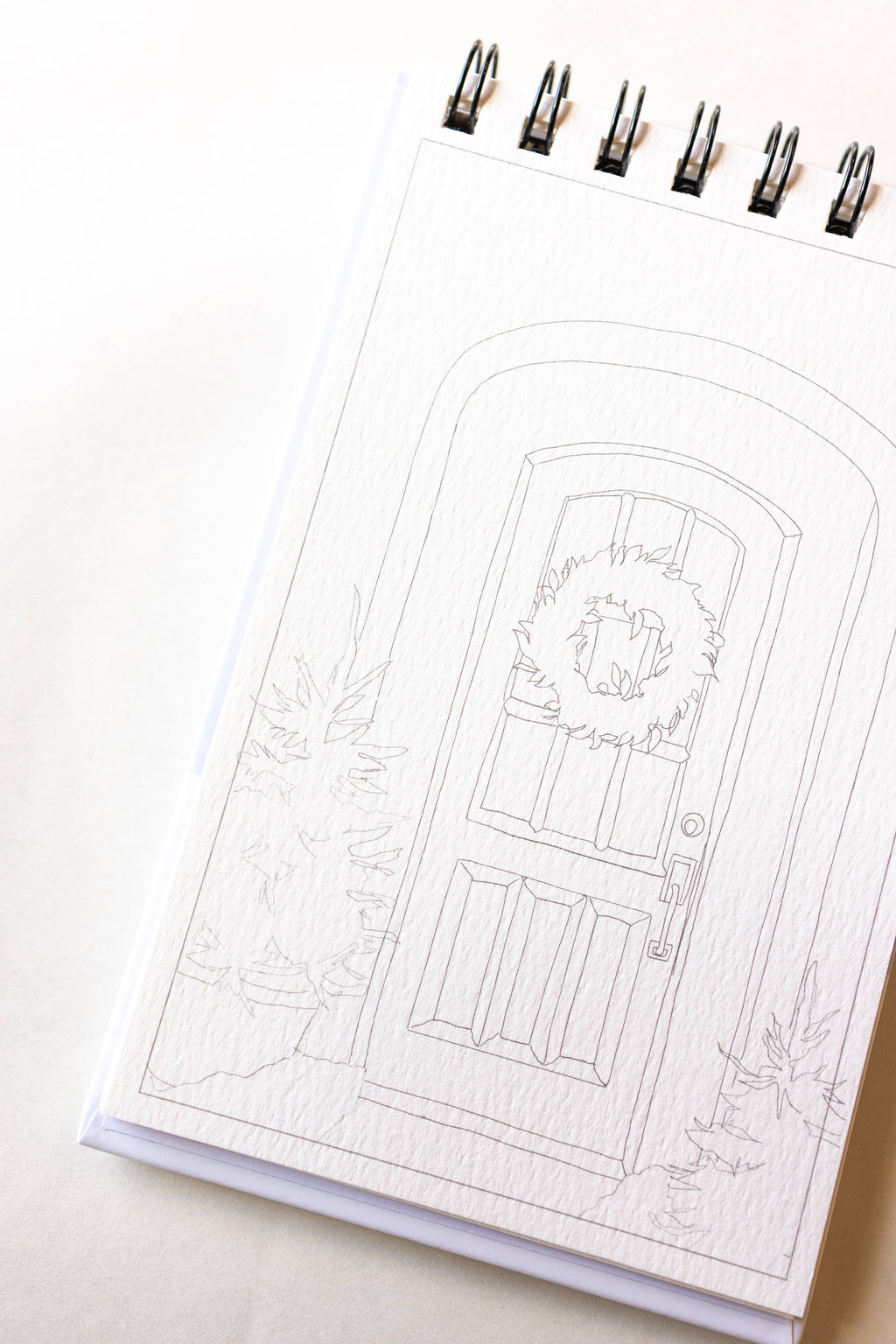 bailey rae studio-  A little bit of winter - mini watercoloring book