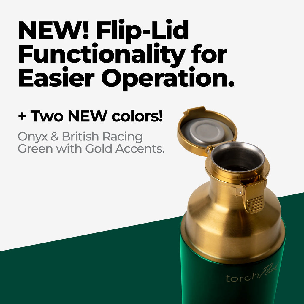 High Camp Flasks- Torch 9oz Flip Lid