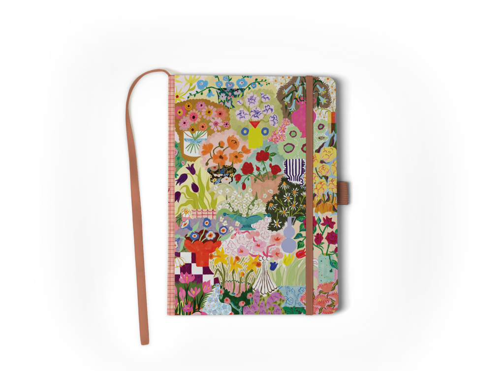 Denik- Wild Garden Soft Touch Hardbound Layflat Notebook Journal