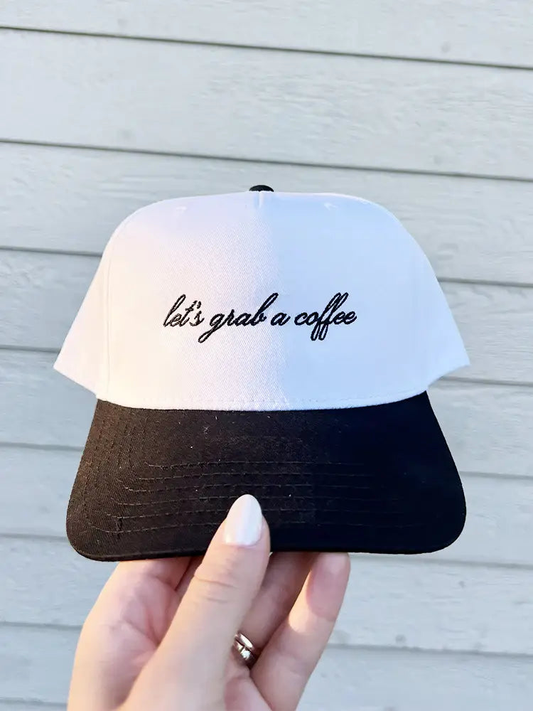 Maddon and Co- Let's Grab a Coffee Embroidered Trucker Hat